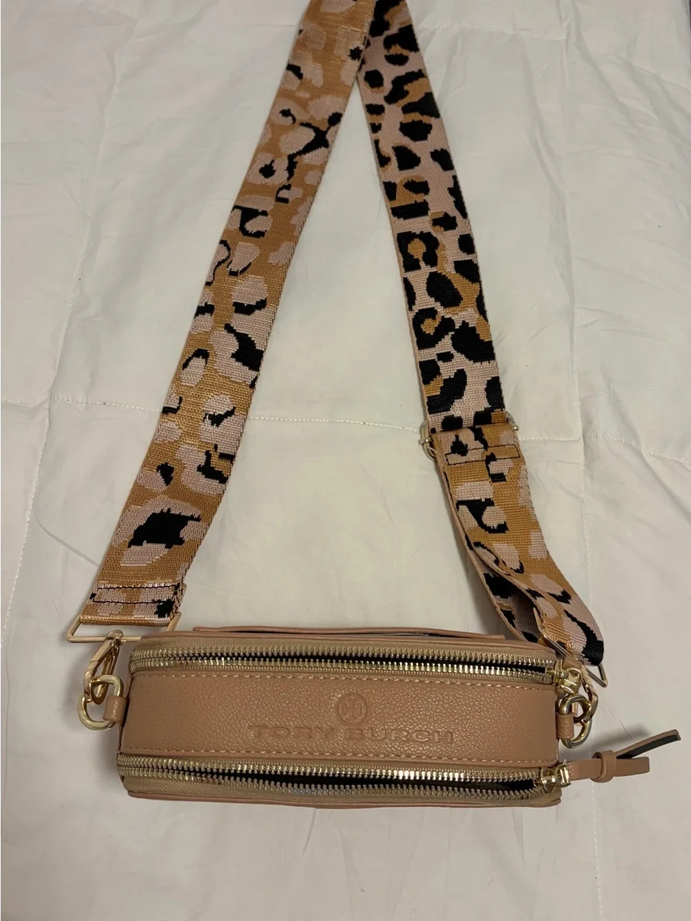 Tory Burch pebbled leather